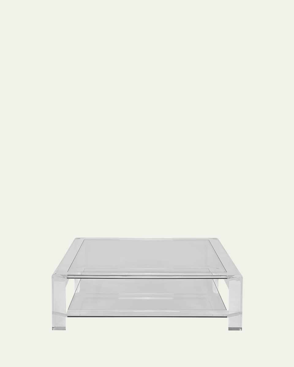 Surrey Acrylic Square Cocktail Table